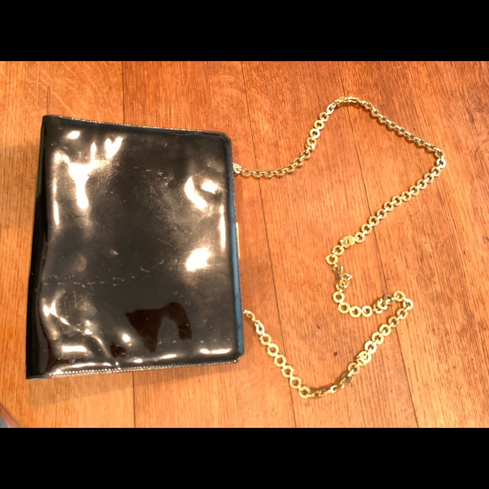 Salvatore Ferragamo black patent leather bag - Picture 3 of 9